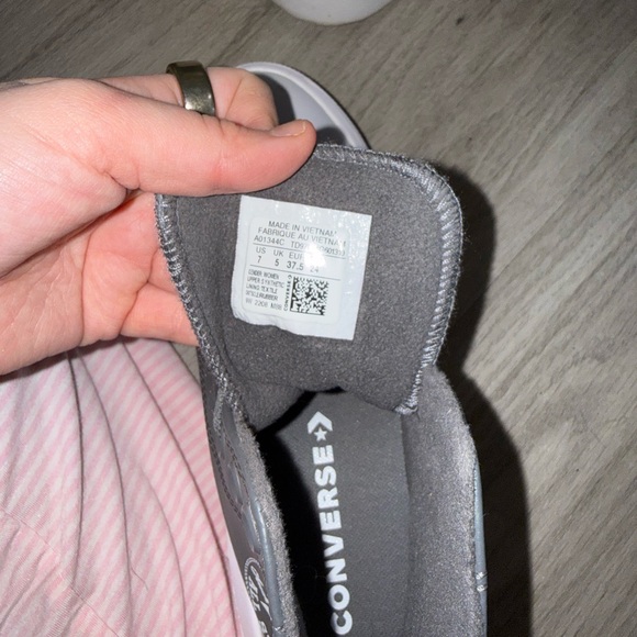 Converse Charcoal High-Top Sneakers - Picture 4 of 4